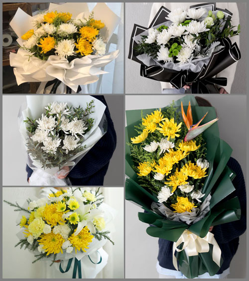 西藏拉萨当雄县龙仁乡白事花束代送